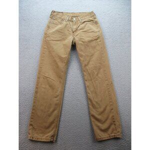 Levi's 514 Jeans Men's 29x30 Tan Beige Denim Pants Straight Leg